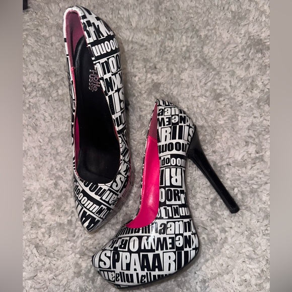 5 inch heels 👠 stilletos New York Paris HOT point toe Punk 💋Pin Up - Picture 6 of 7